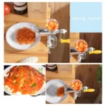 Kitchen Meat Grinder Manual Hand Multifunctional Sausage Mincer Clamp Aluminum Alloy Grind Meat Hot Pepper Radish sausage Maker - Image 3