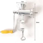 Kitchen Meat Grinder Manual Hand Multifunctional Sausage Mincer Clamp Aluminum Alloy Grind Meat Hot Pepper Radish sausage Maker - Image 6