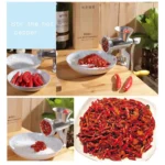 Kitchen Meat Grinder Manual Hand Multifunctional Sausage Mincer Clamp Aluminum Alloy Grind Meat Hot Pepper Radish sausage Maker - Image 4
