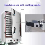 Commercial Gas Or Electric Rice Steam Cabinet 4 Trays Soup Fish Steamer Rice Cooking Machine - Image 3