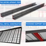 67" W Garage Shelving Heavy Duty, 4 Tier Garage Shelves, 68" H Adjustable Storage Shelving Unit, Commercial Metal, Customized - Image 4
