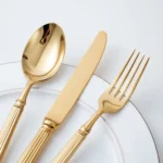 4pcs Bright 18/10 Stainless Steel Luxury Cutlery Set Dinnerware Tableware Knife Spoon Fork Flatware Dishwasher Safe Utensils - Image 5