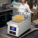 Restaurant Hotel Food Shop Use New Used Condition Available Multifunctional Electric Automatic Lifting Deep Fryer for Home - Image 2