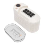 White, 120 W Portable Ice Maker, 12V Mini Countertop Ice Maker, Mini Ice Machine for Home Kitchens Bars RVs, Fast Ice-making - Image 2