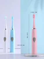 2026 Adult Electric Toothbrush , for home use or travel. Brush head colors are random Battery model（Batteries not includ） - Image 4