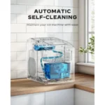 Compact Countertop Ice Maker 26 lbs per Day Fast Ice in 6 Minutes Self-Cleaning Stainless Steel Silver Ideal for Home Kitchen O - Image 6