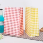 10/20PCS Colorful Checkered Gift Bag Candy Biscuit Snack Bag Suitable for Wedding Birthday Party Christmas Halloween - Image 3