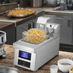 Restaurant Hotel Food Shop Use New Used Condition Available Multifunctional Electric Automatic Lifting Deep Fryer for Home - Image 3