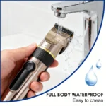Professional Hair Clipper Ceramic Blade Male Hair Trimmer LED Display Haircut Machine USB charging - Image 3