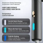 2026 Foldable Hair Dryer With Strong Wind Speed Of 9 Seconds And Quick Drying For Travel/Student Dormitories. Silent Hair Dryer - Image 6