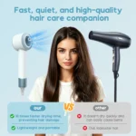 G5-3High-Concentration Negative Ion Hair Dryer,105,000 RPM HighSpeed ​​Dryer with Constant Temperature Protection Gentle on Hair - Image 3