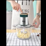 Multfunctional Garlic Peeler Household Electric Meat Grinder Garlic Shredder Fruit and Vegetable Chopper Kitchen Tool - Image 6