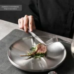 4pcs 304 Stainless Steel Knife Fork Spoon Silver Cutlery Set Western Tableware Dinnerware Mirror Elegant Dinner Flatware Gift - Image 4