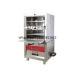XL seafood steaming cabinet stew soup cabinet commercial stew machine two doors four layers gas steaming soup box electric - Image 5