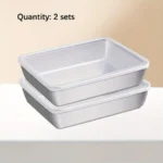 3-Piece Stainless Steel Food Storage Containers Set - Airtight BPA-Free Kitchen Organizers for Fridge/Pantry/Dry Goods - Image 3