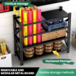4-Tier Heavy Duty Garage Shelving,Industrial Shelving for Home & Business,Garage Storage Racks Heavy Duty Steel, Customized - Image 5