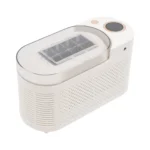 White, 120 W Portable Ice Maker, 12V Mini Countertop Ice Maker, Mini Ice Machine for Home Kitchens Bars RVs, Fast Ice-making - Image 4