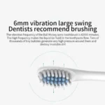 Sonic Electric Toothbrush for Adults IPX7 Waterproof DuPont Brush Head USB Rechargeable High Frequency Cleaning 6 Cleaning-Modes - Image 4