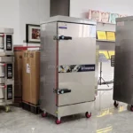Commercial Gas Or Electric Rice Steam Cabinet 4 Trays Soup Fish Steamer Rice Cooking Machine - Image 5