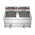 Desktop Fryer for Commercial Kitchen Industrial Electric Oil Tank New Double-Tank Chicken Deep Frying Equipment 220v for - Image 3