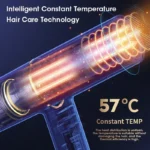 Professional Hair Dryer Strong Wind Salon Dryer Hot Air and Cold Air Wind Negative Ionic Hammer Blower Dry Electric Hair Dryer - Image 5