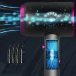 2000W Professional Hair Dryer High Speed Negative Ion Fast Drying Low Noise Constant Temperature Salon Blower - Image 4