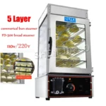 FD-500 Commercial Electric Steaming Cabinet Surrounded Toughened Glass Commerical Bun Steamer Bread Steamer Steamed Buns Furnace