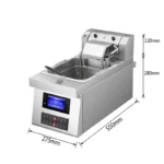 Restaurant Hotel Food Shop Use New Used Condition Available Multifunctional Electric Automatic Lifting Deep Fryer for Home - Image 5