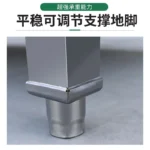 Stainless Steel Workbench Double-layer Console Commercial Kitchen Console Work Table Loading Table Packaging Countertop - Image 2