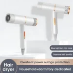 Professional Hair Dryer Strong Wind Salon Dryer Hot Air and Cold Air Wind Negative Ionic Hammer Blower Dry Electric Hair Dryer