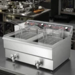 Desktop Fryer for Commercial Kitchen Industrial Electric Oil Tank New Double-Tank Chicken Deep Frying Equipment 220v for - Image 5