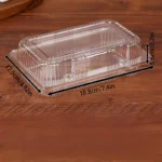 Premium Transparent Plastic Pastry Packaging Boxes 50PCS, Leak - Resistant Cake Trays for Baking & Display | Home Essential - Image 6