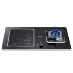 Flip-type Gas Burner Induction Cooker Radiant-cooker Embedded Cooktop Timing Energy-saving Dual-purpose Kitchen Fierce Stove - Image 5