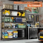 Storage Shelves Heavy Duty, 2 PCS 48" L x 20" W x 72" H Garage Wire Shelving Unit Loads 2000LBS, 5-Tier Adjustable, Customized - Image 5