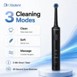 Dr.Yadent Rotating Electric Toothbrush IPX7 Waterproof 3 Modes 4 Toothbrush Head Rechargeable Battery for Adult Deeper Cleaning - Image 3