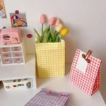 10/20PCS Colorful Checkered Gift Bag Candy Biscuit Snack Bag Suitable for Wedding Birthday Party Christmas Halloween - Image 4