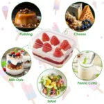 5/10/20/30PCS Transparent Cake Box Rectangle Dessert Cake Box Disposable Party Wedding Christmas Mousse Tiramisu Packaging - Image 3