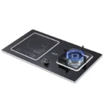 Flip-type Gas Burner Induction Cooker Radiant-cooker Embedded Cooktop Timing Energy-saving Dual-purpose Kitchen Fierce Stove - Image 4