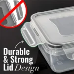 8-PC BPA-Free Airtight Food Containers with Locking Lids - Microwave/Freezer Safe PP Plastic Storage for Dry Goods/Fruit/Veggies - Image 6