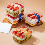 10/20/30PCS Transparent Cake Box With Transparent Lid Used For Storing Ice Cream Tiramisu Fruit Cake For Dessert Shop Storage - Image 4