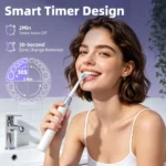 Sonic Electric Toothbrush 5 Mode IPX7 Waterproof 15000 Vibration 2Min Timer 500mAh Adult Toothbrush Deep Clean Whitenin Gum Care - Image 4