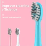 Electric Toothbrush Adult Automatic Couples Set, Suitable For Home Or Travel Use, Random Brush Head Colors - Image 3