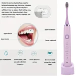 Sonic Electric Toothbrush Adults 8 Brush Heads 5 Modes USB Rechargeable IPX7 Waterproof Whitening Power Toothbrushes for Adults - Image 6