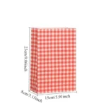 10/20PCS Colorful Checkered Gift Bag Candy Biscuit Snack Bag Suitable for Wedding Birthday Party Christmas Halloween - Image 2