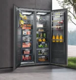 New 528L American-Style Side-by-Side Refrigerator-Freezer Full Integrated Ultra-Thin Recessed Plastic Energy Hotel Household - Image 2