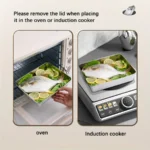 3-Piece Stainless Steel Food Storage Containers Set - Airtight BPA-Free Kitchen Organizers for Fridge/Pantry/Dry Goods - Image 2