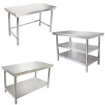 Stainless Steel Kitchen Workbench Operating Table Stove Hotel Restaurant Cutting Board Gas Rack Work Table