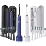 Sonic Electric Toothbrush Adults 8 Brush Heads 5 Modes USB Rechargeable IPX7 Waterproof Whitening Power Toothbrushes for Adults - Image 3