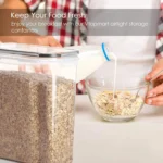 Cereal Containers Storage Set of 2/3/4 （2.5L 84oz）, Airtight Food Storage Containers for Kitchen & Pantry Organization, Cereal - Image 4