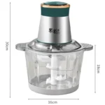 Multfunctional Garlic Peeler Household Electric Meat Grinder Garlic Shredder Fruit and Vegetable Chopper Kitchen Tool - Image 2